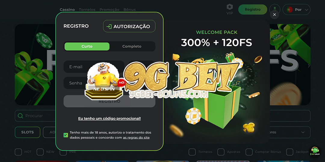 9g bet registrar